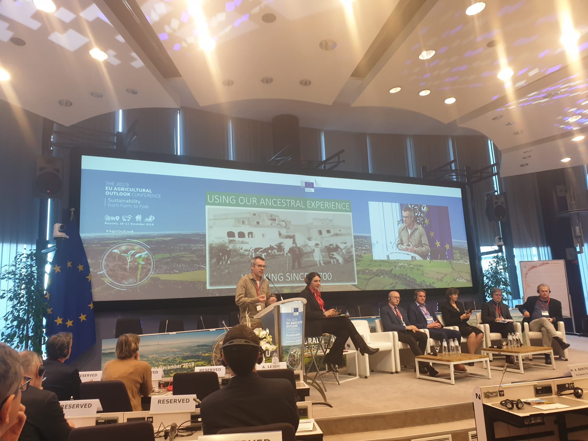 Actualment esteu veient Can Font Orgànic a la conferència de les perspectives agrícoles de la Unió Europea 2019, a Brussel·les.
