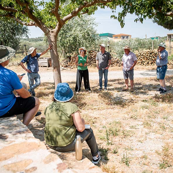 Agricultors que apliquen o volen aplicar la regenerativa que ens visiten a Can Font