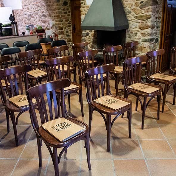 Preparant una masterclass sobre agricultura regenerativa a Can Font